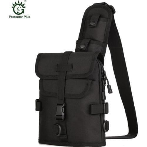 Tactical Chest Pack Military Sling Bag Daypack Backpack Casual Shoulder Bag Crossbody Duty Gear for Hunting Fishing Cycling