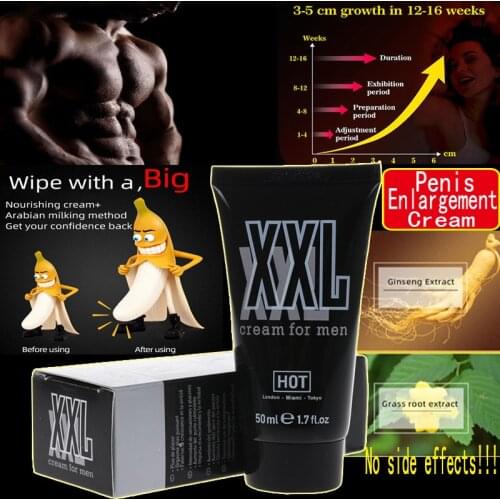 Herbal Big Dick Penis Enlargement Cream 50ml Increase Xxl Size Erection Products Sex Products for Men Aphrodisiac Pills for Man