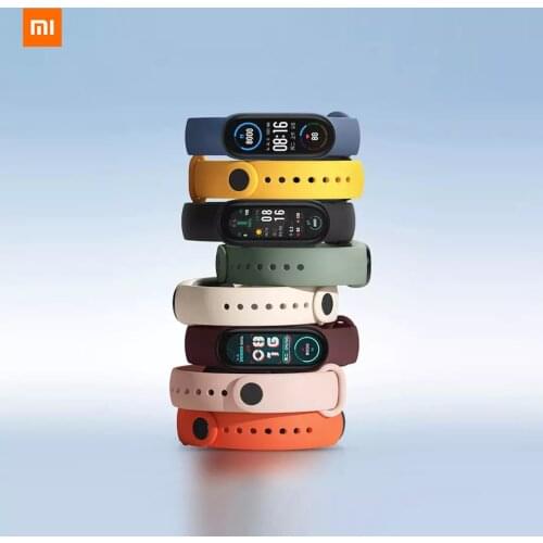 In Stock New Original Xiaomi Mi Band 6 wristband 8-color vibrant and colorful wristbands sanctions are light & feel comfortable