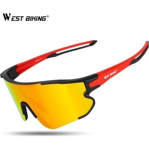 WEST BIKING Cycling Glasses Polarized UV400 Protection Sunglasses Outdoor Sports Goggles MTB Bicycle Eyewear Bike Myopia Frame