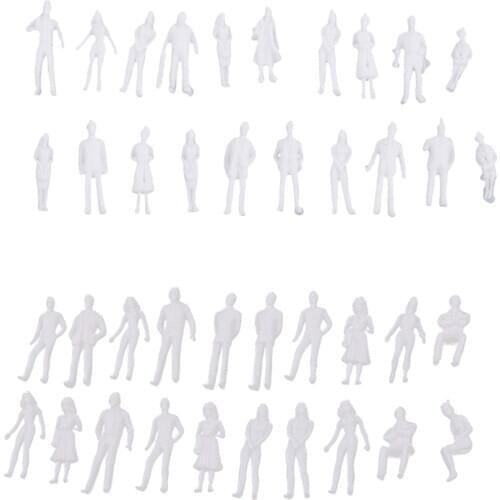 1:50 1:100 scale model miniature white figures Architecture model human scale peoples