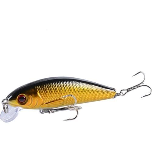 1PC Crankbait Fishing Lure 8.7g 7.2cm Artificial Minnow Wobblers Floating Hard Bait Plastic Lifelike Pesca Pike Lure Tackle