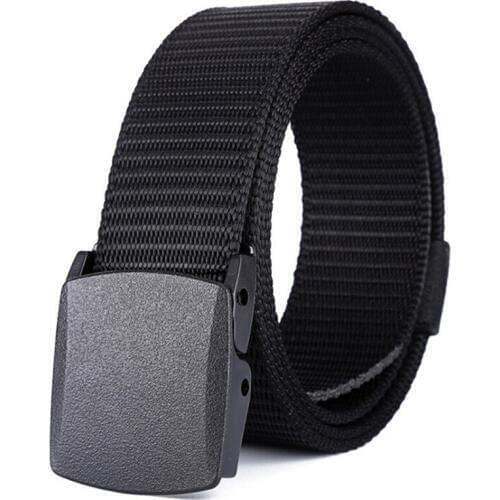 1pc 120cm Length Outdoor Military Tactical Belt Buckle Nylon Plastic Waist Belts Molle Automatic Buckle Army Belts