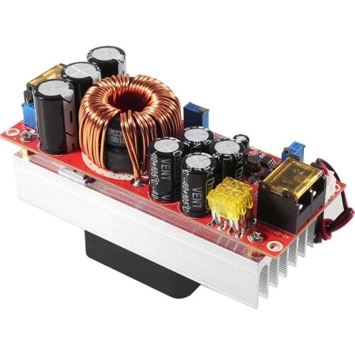 1500W 30A Voltage Step Up Converter Boost CC CV Power Supply Module Step Up Constant Current Module DC-DC 10-60V to 12-97V