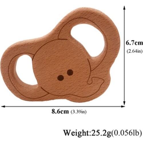 2019 uxdxu 10 Natural Beech Baby Molar Infant Molars, Care Form, Favorite Childrens Toy Molar Rattle Accessories