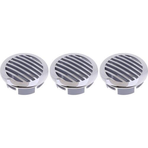 3X Marine Boat 3 inch Stainless Steel Round Airflow Vent Cover 81932SS-HP