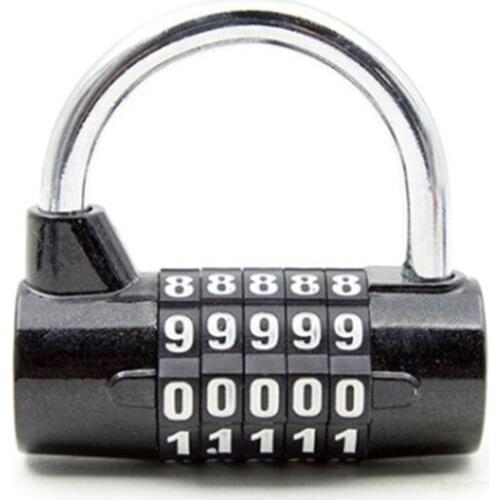 4Digit/ Password Safety Lock Wide Shackle Combination Padlock Combination Travel Security Safely Code Lock New