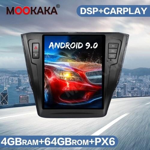 Tesla Style Android 9.0 PX6 64GB Car Radio GPS Navigation For Volkswagen VW Passat 7 2015-2019 Auto Multimedia Player Stereo DSP