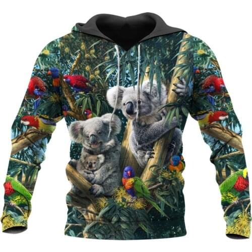 Brand Fashion Hoodies Animal Owl Design 3D All Over Printed Mens Hooded Sweatshirt Unisex Pullover Casual Jacket YK45