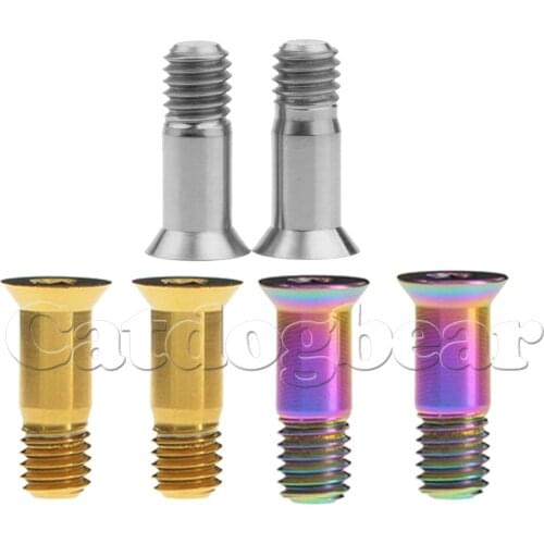 Catdogbear 2PCs Titanium Bolts M5x 14.5mm Bicycle Rear Derailleur Jockey Wheel Screws