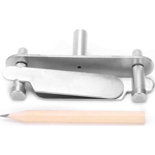Woodworking Scriber Stainless Steel Locator Marking Center Finder Centerline Tool 60mm Woodworking Ruler