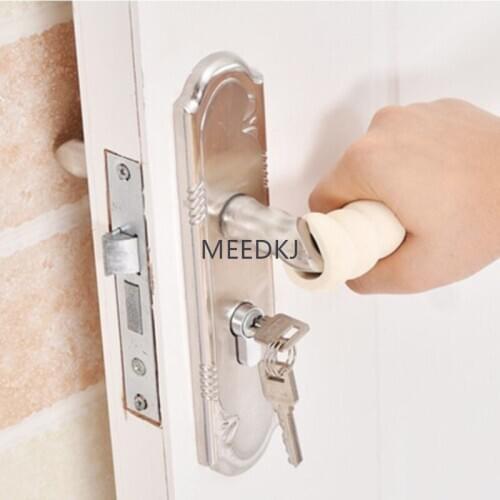 Baby Screw Door Handle Anti-Collision Protective Cover Room Door Handle Pad To Protect Infants And Children Safety Products