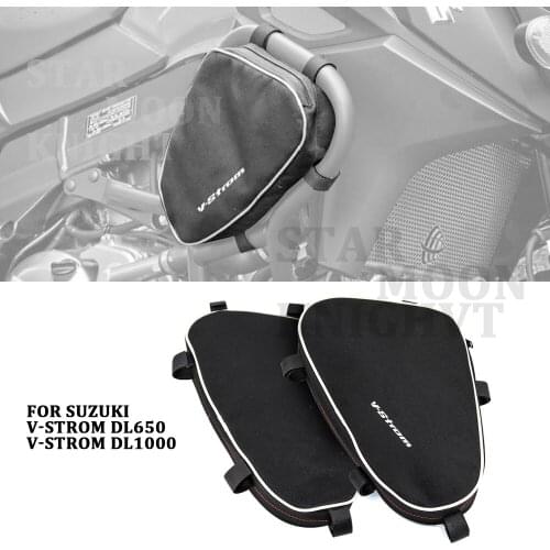 For Suzuki V-Strom DL650 DL1000 For Givi For Kappa Motorcycle Repair Tool Placement Bag Bumper Frame Package Toolbox