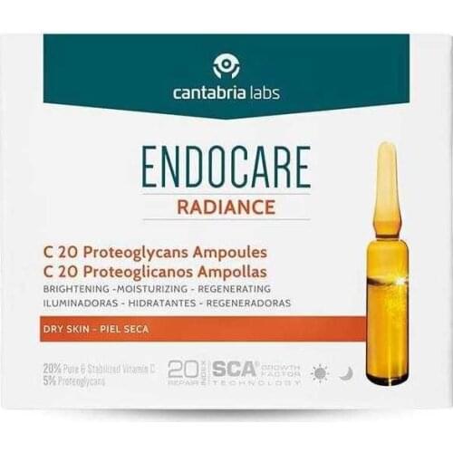 ENDOCARE RADIANCE PIEL SECA 10 AMP X2 ML