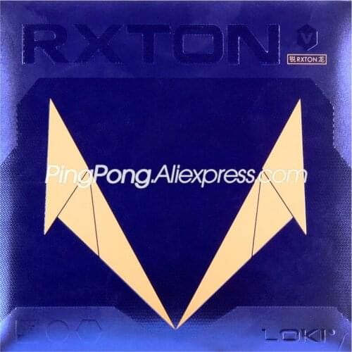 LOKI RXTON 5 Table Tennis Rubber (Sticky rubber + High Density Sponge) Original WANG HAO RXTON-5 Ping Pong Sponge