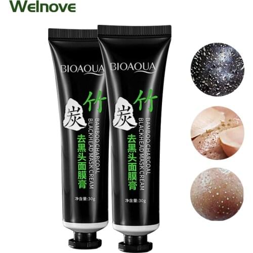 1Pcs 30g Blackhead Remove Face Care Nose Black Mask Shrink Pore Acne Treatment Strip Oil Control Peel Mask Ointment Face Beauty