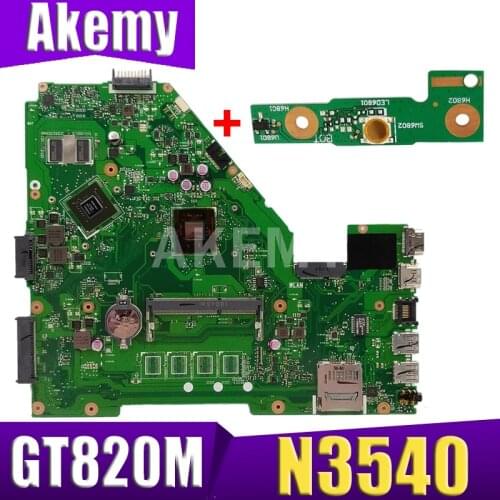 XinKaidi N3540 CPU X550MJ GT820M 2GB mainboard X550MD REV 2.0 for ASUS X550M X552M Y582M X550MD X550MJ Motherboard 100% test Ok