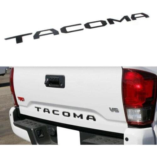 For CAR ROVER Tailgate Insert Letters Decal Sticker for 2016-2019 Chrome Silver Matte Black