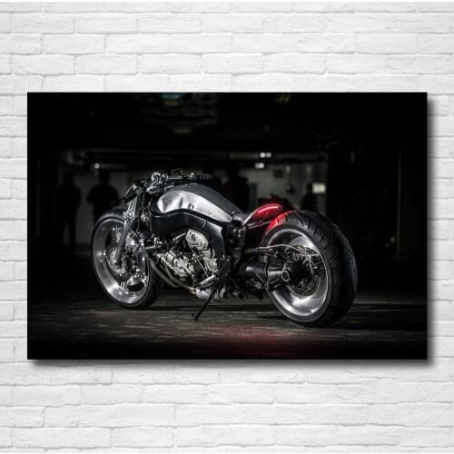 Superbike Wallpaper B M W Ken Black Muscle Motorcycle Picture Wall Art Posters Canvas Print Modern Painting for Home Decor