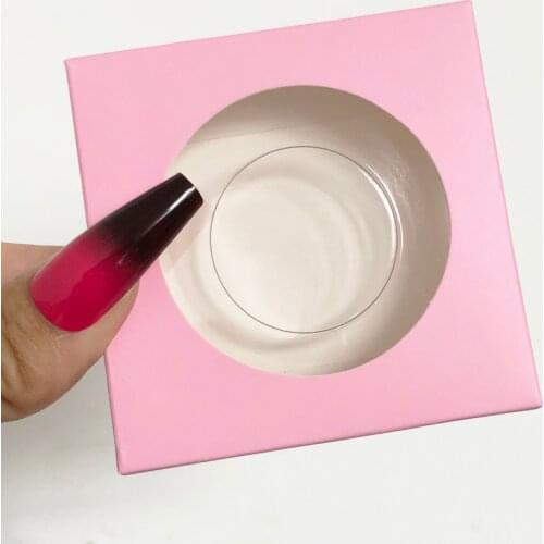 Wholesale 50/PACK Paper False Eyelash Packaging Box Lashes Box Packaging Custom Logo Faux Cils 25mm Mink Eyelashes Makeup Cases