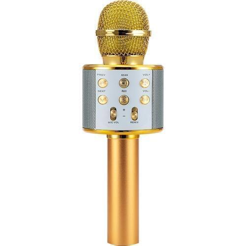 Professional Bluetooth Wireless Microphone Speaker Handheld Microphone Karaoke Mic Music Player Singing Recorder KTV Microphone