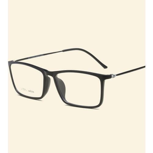 Width-137 Ultra light high quality plastic steel tungsten thin Temple eyewear brand Square computer goggle eyeglasses frames new