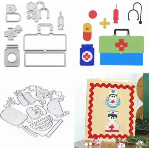 Keep healthy different items love chain diecut metal cutting dies paper cards craft diy scrapbooking 2020 new arrival
