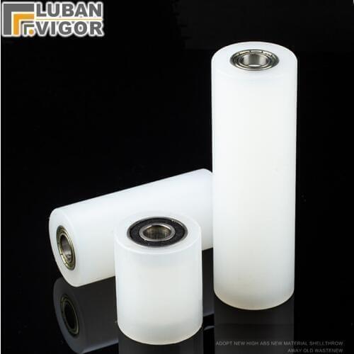 Lengthened Nylon bearing wheel/pulley/casters,Sliding door Clip,Positioning Guide/Track wheel,with bearing,stable 200-600mm
