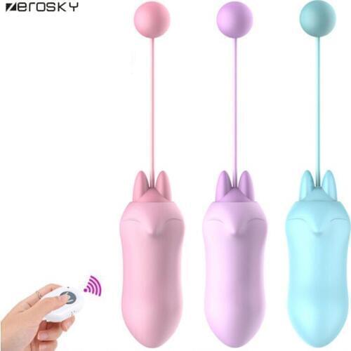 Zerosky 10 Powerful Frequency Vibrator Vibrating Egg Masturbate Clitoris Stimulator G Spot Massage Sex Toys For Women