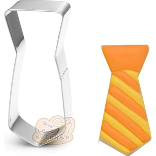 1pcs reposteria Cookware galletas Tie Cookie Cutter Metal Biscuit Mold Fondant Cake Decorating Tools Pastry Shop Baking Tools