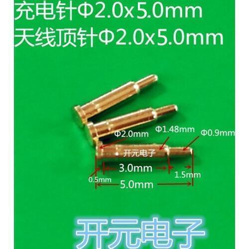 100pcs Charging Thimble 2.0x8mm Antenna Probe Diameter2.0 * 7mm POGO PIN Diameter2.0 * 6 Battery Needle Probe