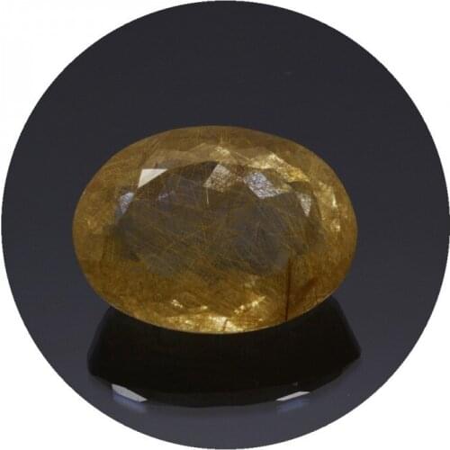 17,69 ct. Rutile Quartz Oval Cut