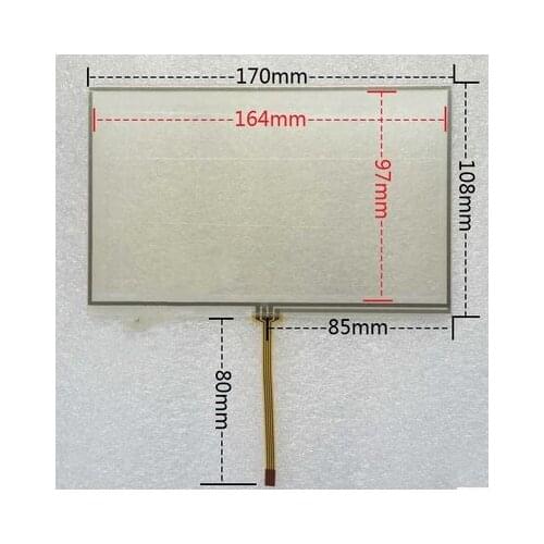 7.4 inch resistive touch screen 170*108 navigation computer screen handwriting screen touch screen