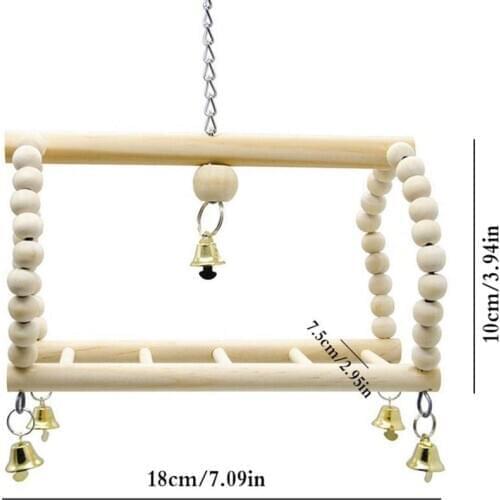 7 Pcs/set Bird Toy Parrot Hanging Swing Toy Pet Bird Parrot Budgies Parakeet