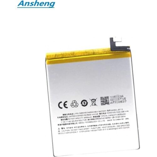 Ansheng Original High Quality 3000Mah BT15 battery For Meizu M3S Smartphone