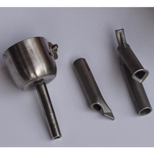 Free Shipping 5mm round welding nozzle & 7mm triangle speed nozzle & tacking nozzle for platic welders,hot air gun,heat gun kit