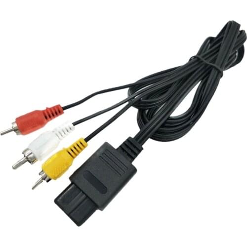 For Nintendo 64 Audio TV Video Cord AV Cable to RCA for Nintendo GameCube N64 SNES