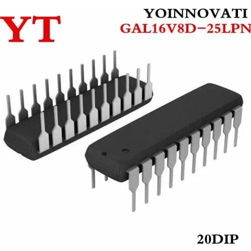 GAL16V8D-25LPN GAL16V8D-25LP GAL16V8D DIP-20 20PCS/LOT Best quality