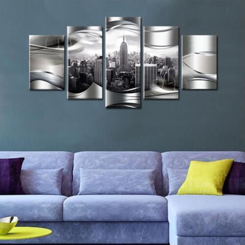 The City Construction Scenery 5d Diy Diamond Painting 5pcs Modern Art Multi-Pictures full square Round diamond embroideryZP-3142