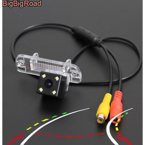 BigBigRoad Car Intelligent Dynamic Trajectory Tracks Rear View Backup Camera For Mercedes Benz M ML ML450 ML350 ML300 ML250 W164