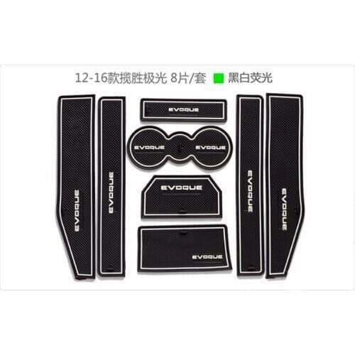 Car Gate Slot Pad Water Coaster Interior Non-slip Mats&dust Mats For 2012-2016 Range Rover Aurora car stickers