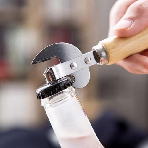 Kitchen Manual Can Opener Outdoor Picnic Jar Bottle Opener Side Cut Can Opener