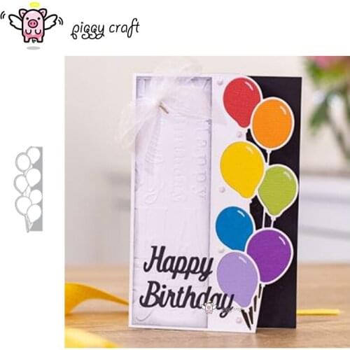 Piggy Craft metal cutting dies cut die mold Balloon edge frame Scrapbook paper craft knife mould blade punch stencils dies
