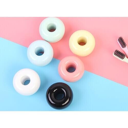 Mini Bathroom Accessories Home Mini Ceramic Handmad Toothbrush Holder Stand For Bathroom Vanity Counte Bathroom Toilet Holder