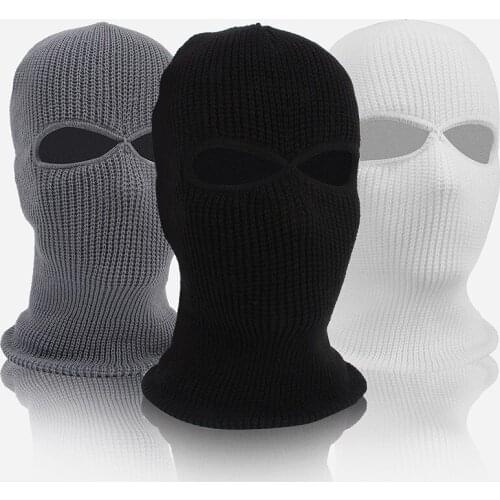 Fashion 2 Hole Full Face Ski Mask Army Tactical Mask Winter Cap Balaclava Hood Motorbike Motorcycle Helmet Full Face Helmet