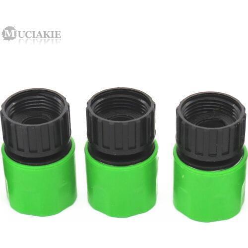 MUCIAKIE 2PCS 3/4'' Female Thread Quick Connectors Garden Irrigation Hose Connect Couping Pipe Garden Supply Good Quality