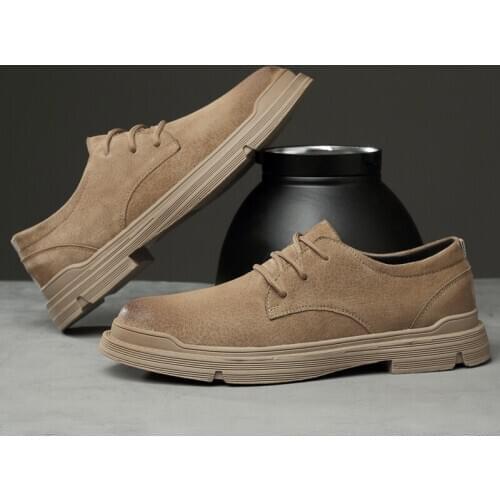 Mens leather shoe oxford loafers men fashion for hot casuales mens sapato para sneakers cuero man mens flat vintage male brown