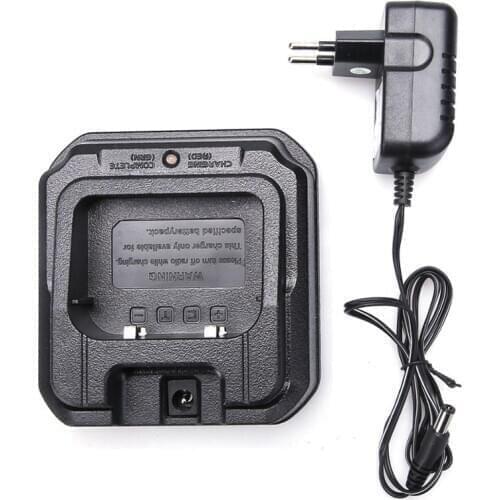 Desktop Radios Battery Charger Base Power Adapter Charging Adaptor for Baofeng UV-9R Plus Handheld Transceiver