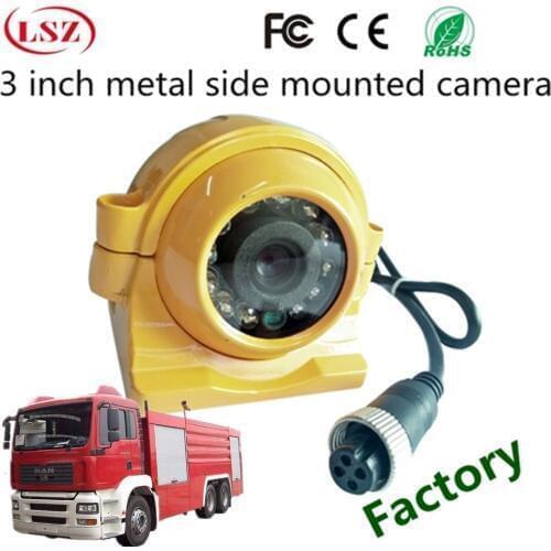 Support bus taxi General metal material source factory spot wholesale 3 inch side mounted waterproof and shockproof car camera