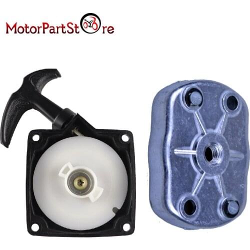 New Professional Pull Starter Recoil Pull Start + Cog Part Gas Scooter for 49cc 43cc 33cc Pawl Petrol Moto Chainsaw Brush Cutter